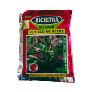 Buy Bichitra Beejagar Lal Bhindi Organic Vegetable Seeds