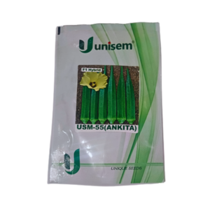 Unisem F1 Hybrid USM-55 Ankita Bhindi Vegetable Seeds